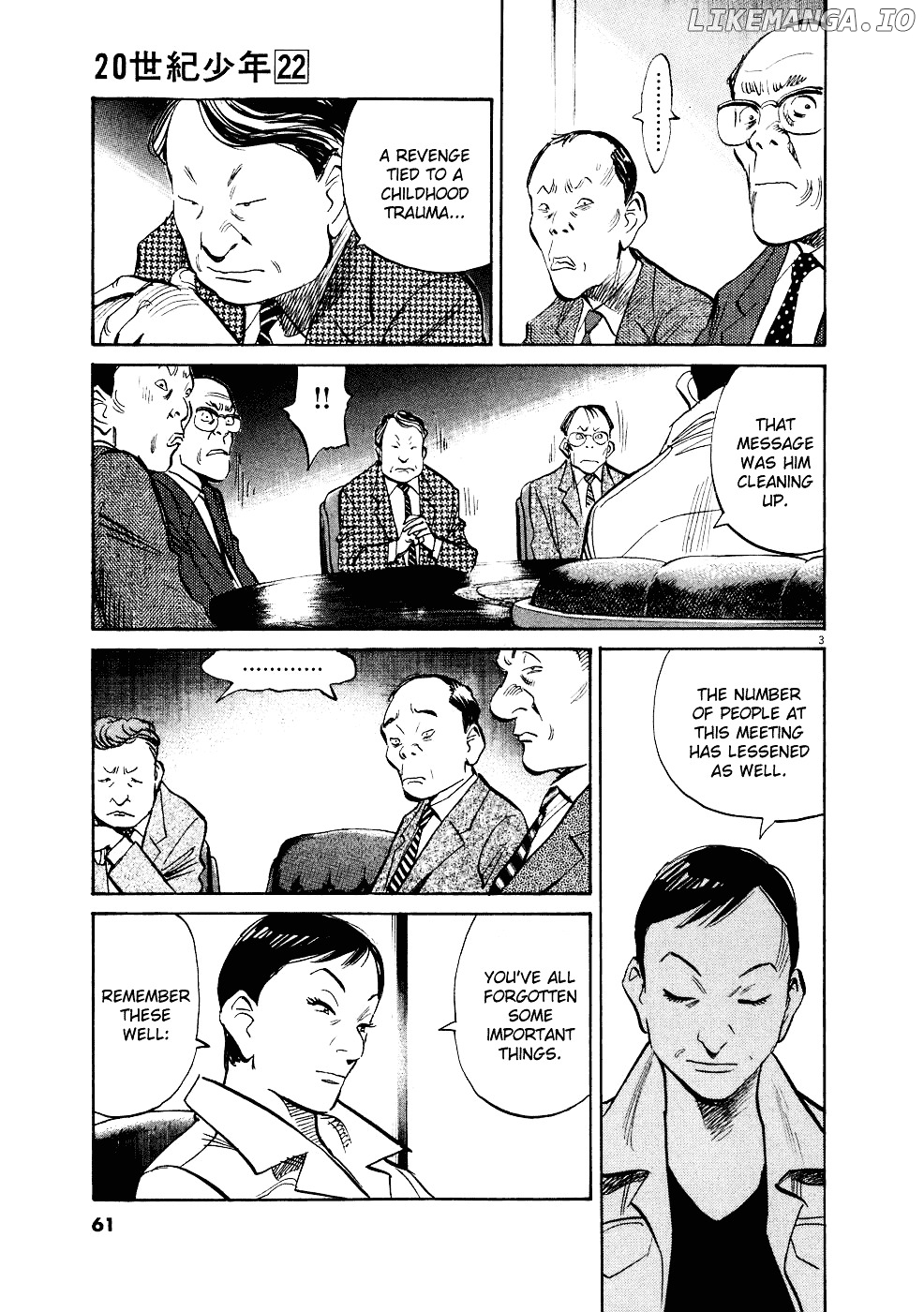 Read 20th Century Boys ENGLISH Manga Online