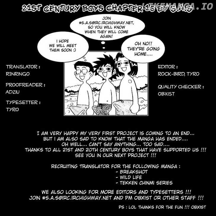 Read 21st Century Boys ENGLISH Manga Online
