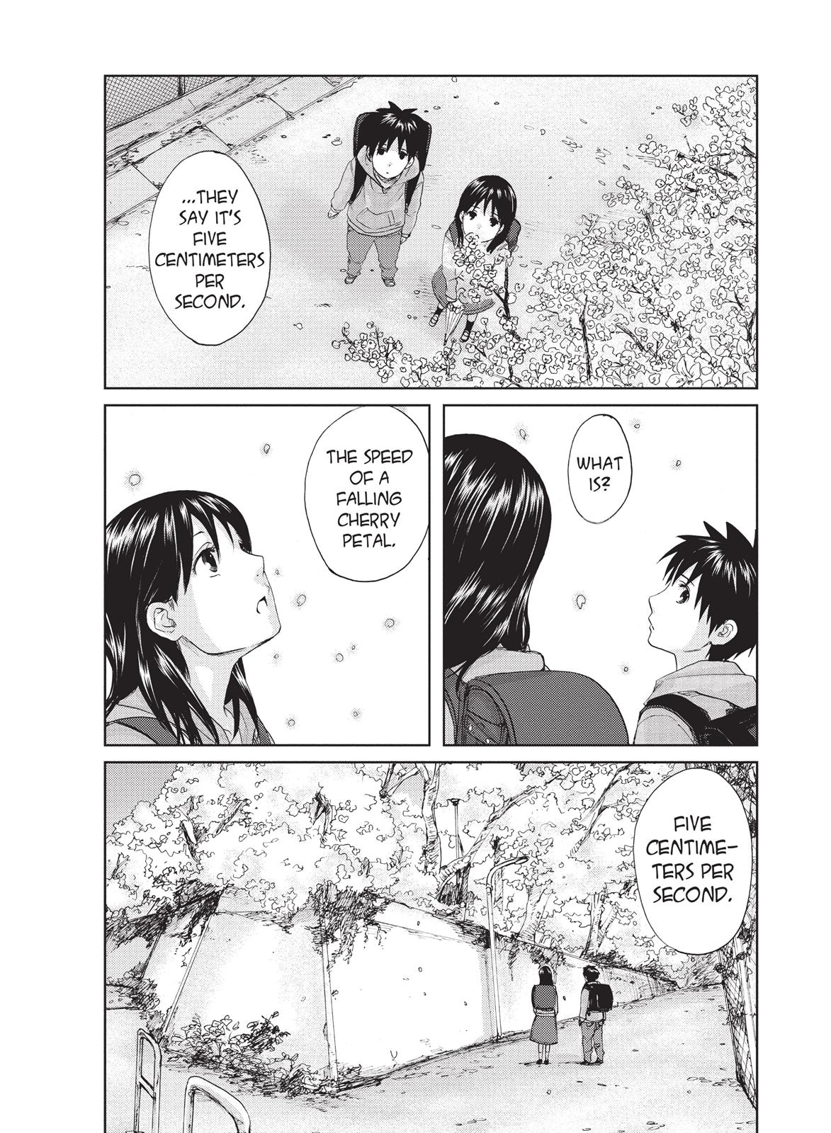Read 5 Centimeters per Second ENGLISH Manga Online