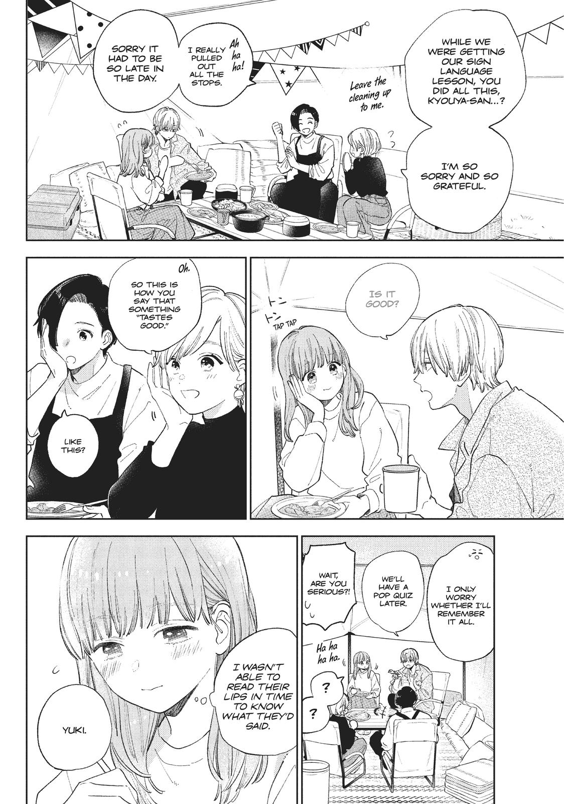 Read A Sign of Affection ENGLISH Manga Online