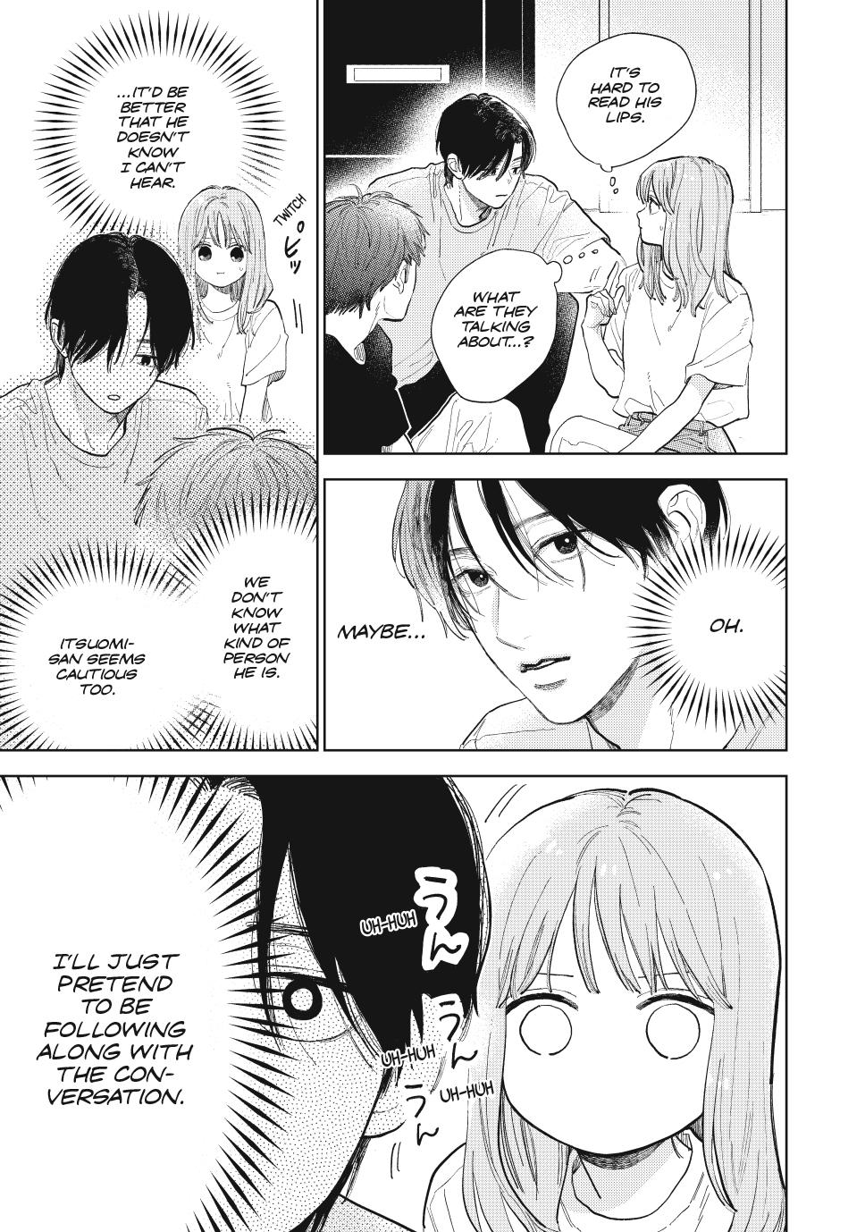 Read A Sign of Affection ENGLISH Manga Online