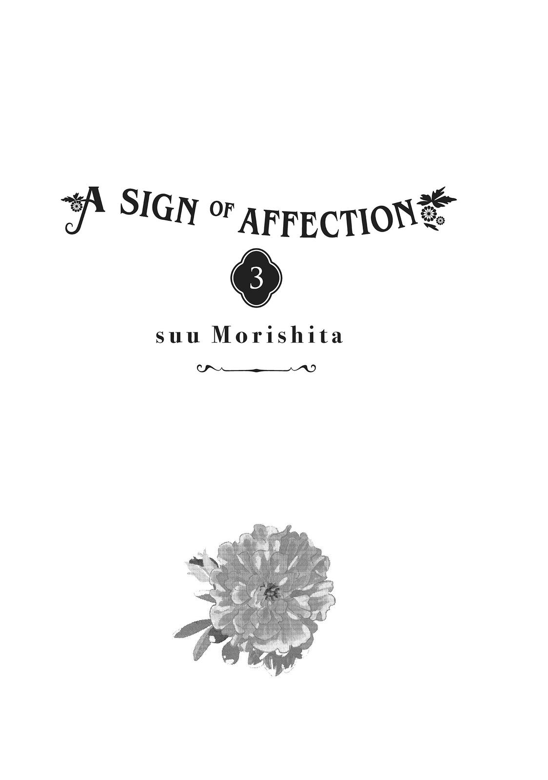 Read A Sign of Affection ENGLISH Manga Online