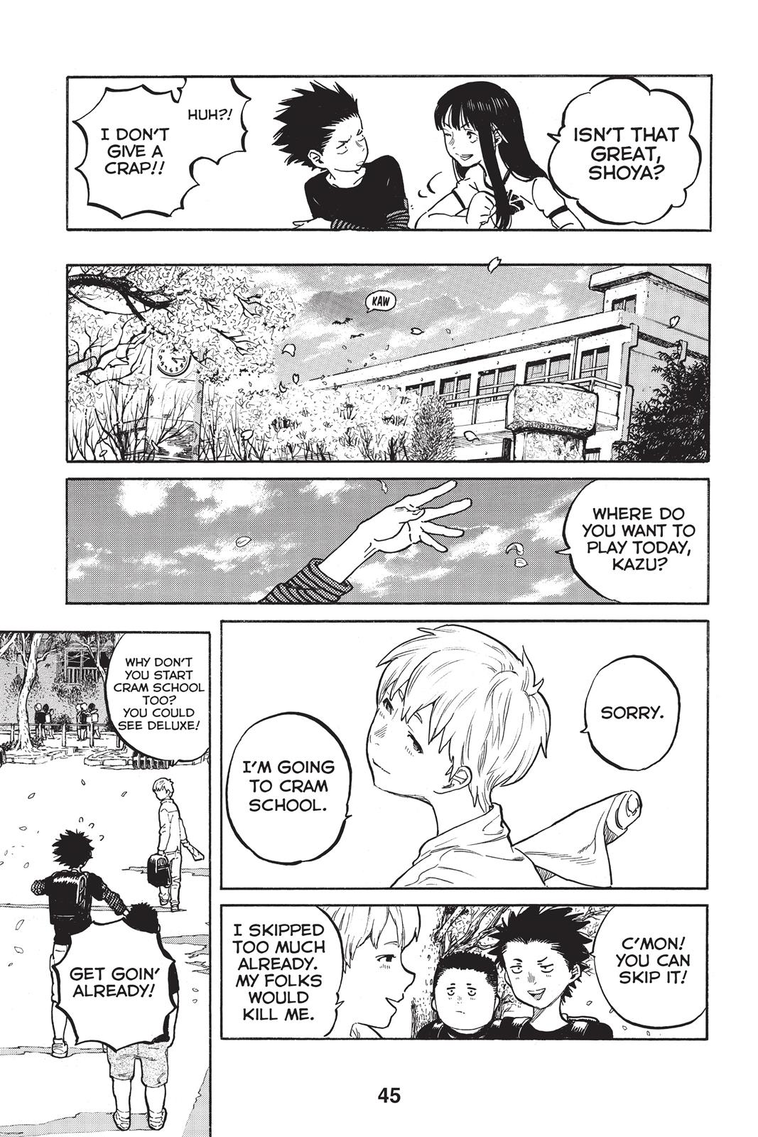 Read A Silent Voice ENGLISH Manga Online