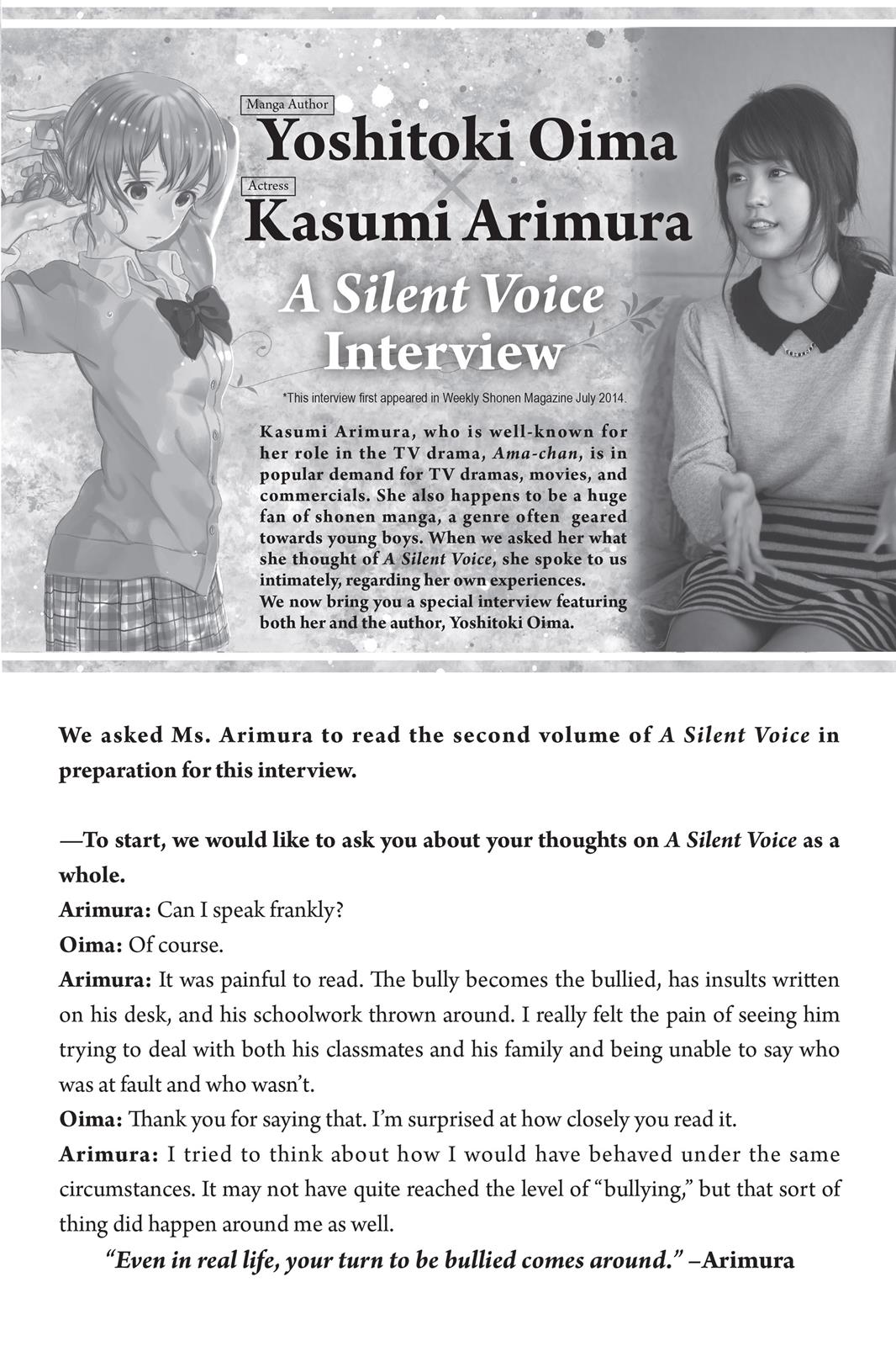 Read A Silent Voice ENGLISH Manga Online