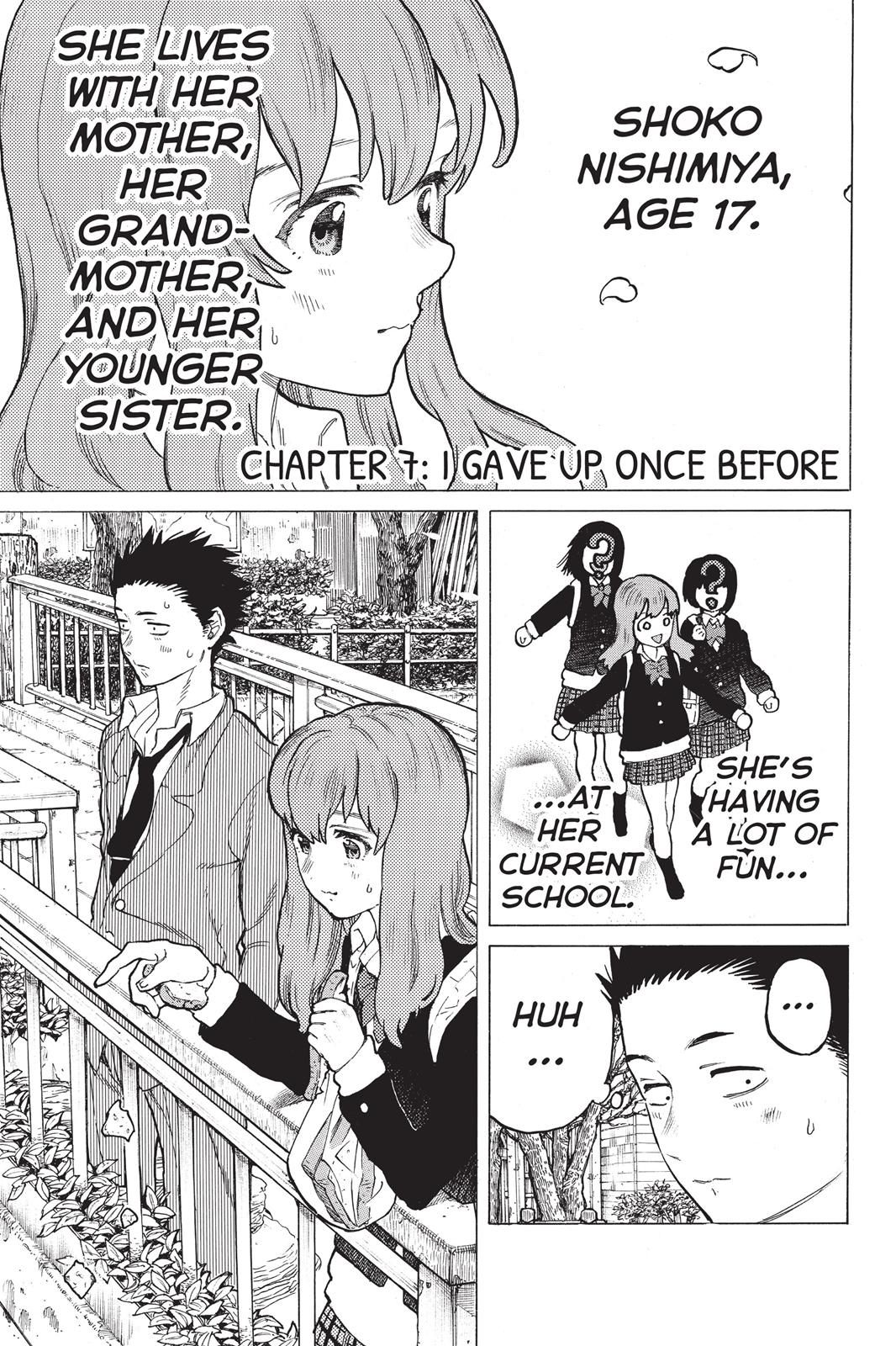 Read A Silent Voice ENGLISH Manga Online