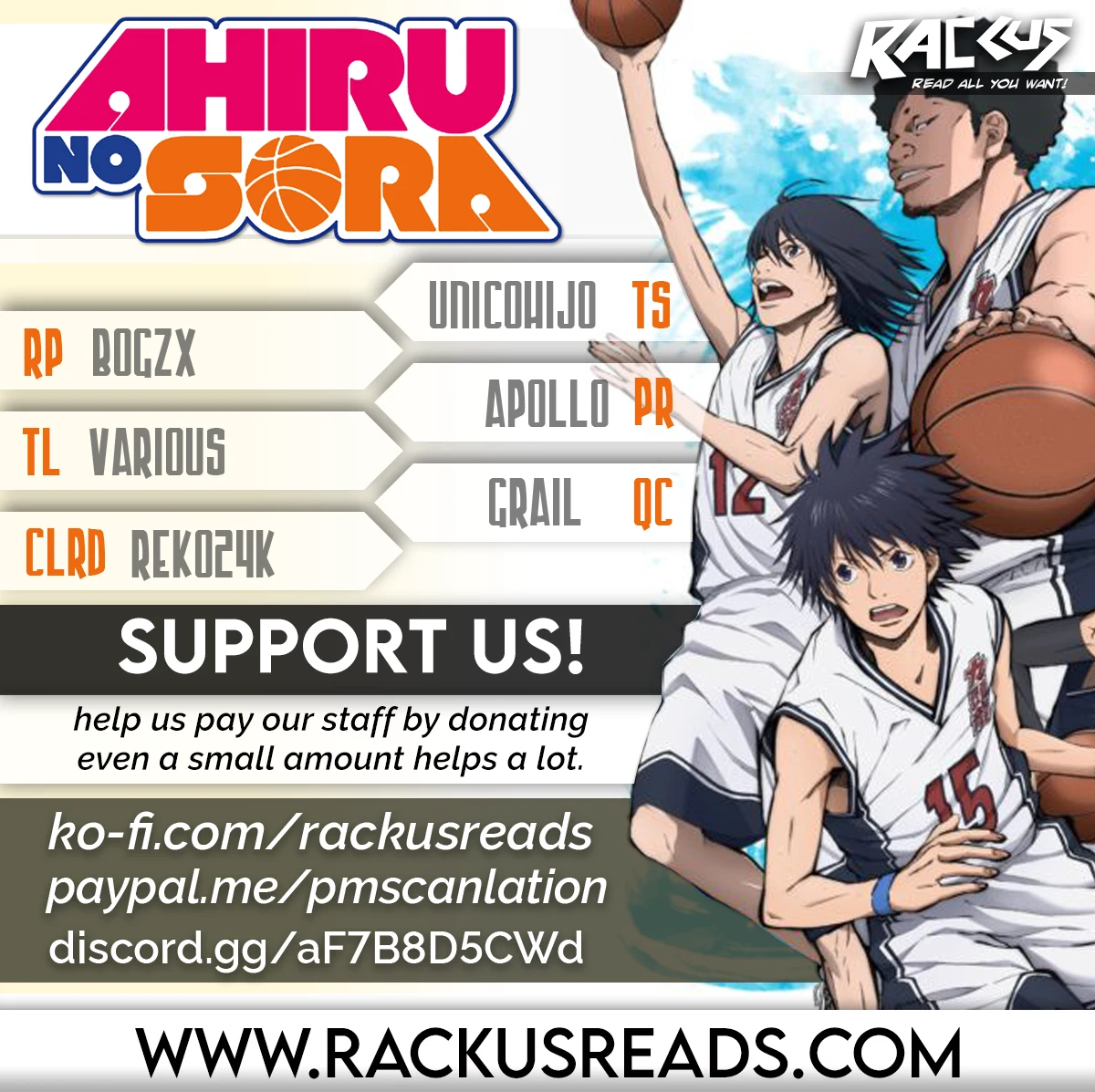 Read Ahiru no Sora ENGLISH Manga Online
