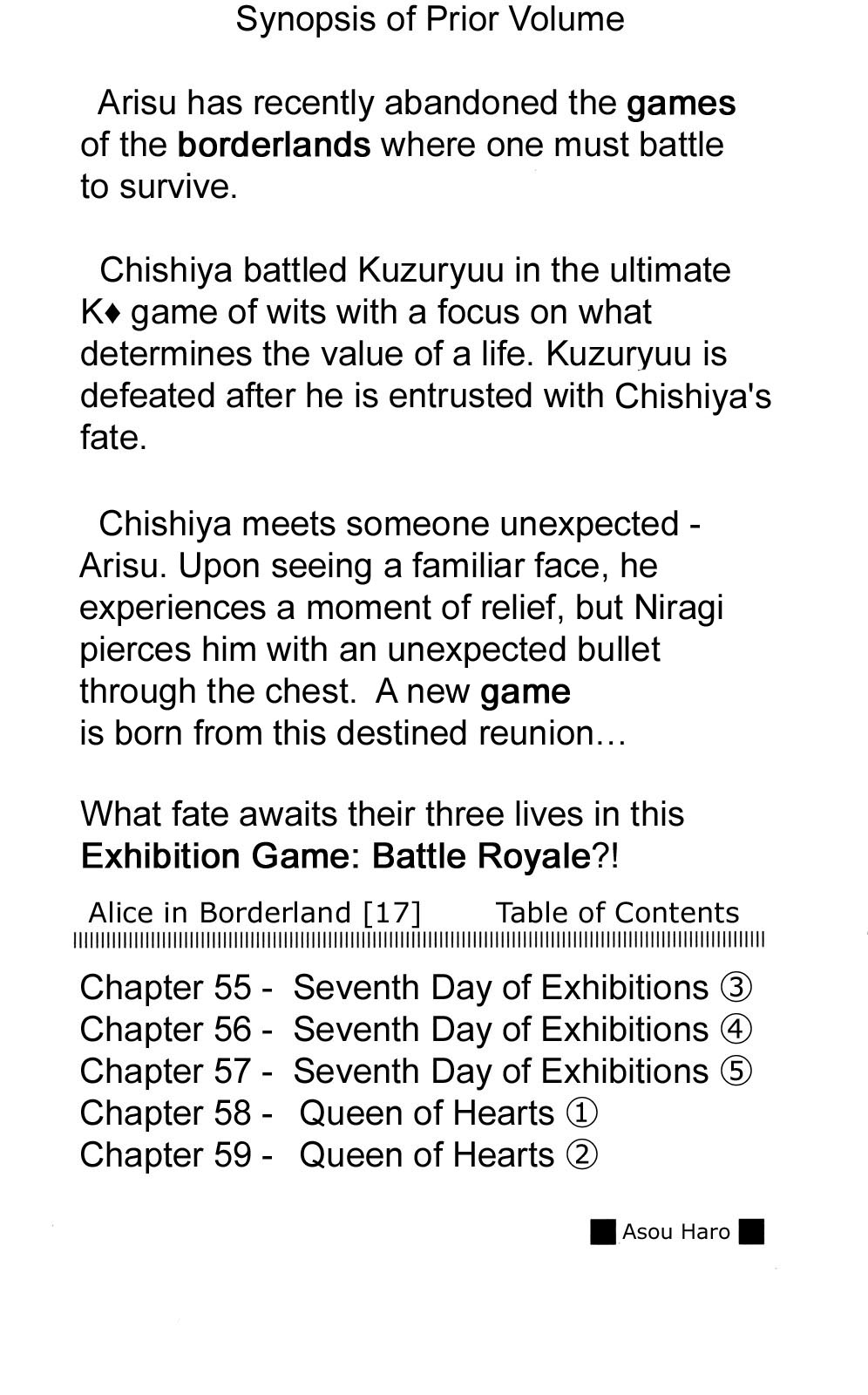 Read Alice in Borderland ENGLISH Manga Online