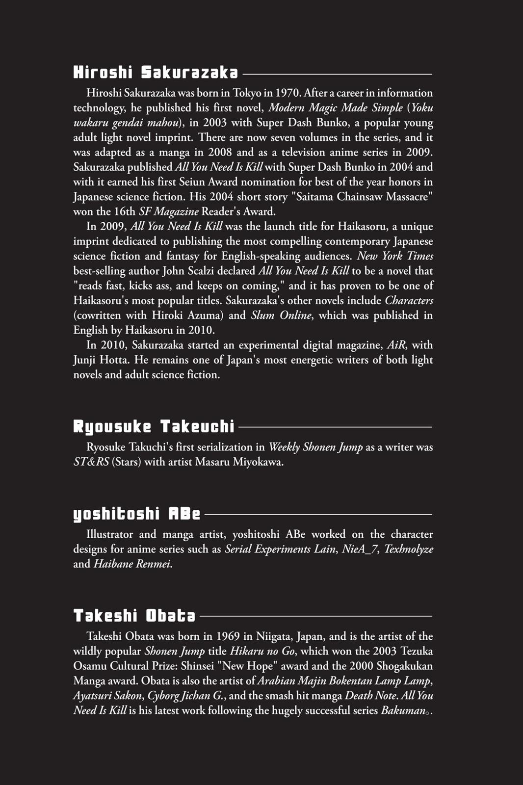 Read All You Need Is Kill ENGLISH Manga Online