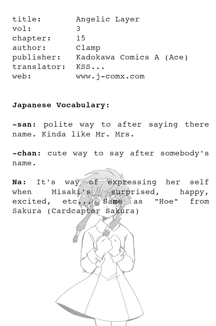 Read Angelic Layer ENGLISH Manga Online