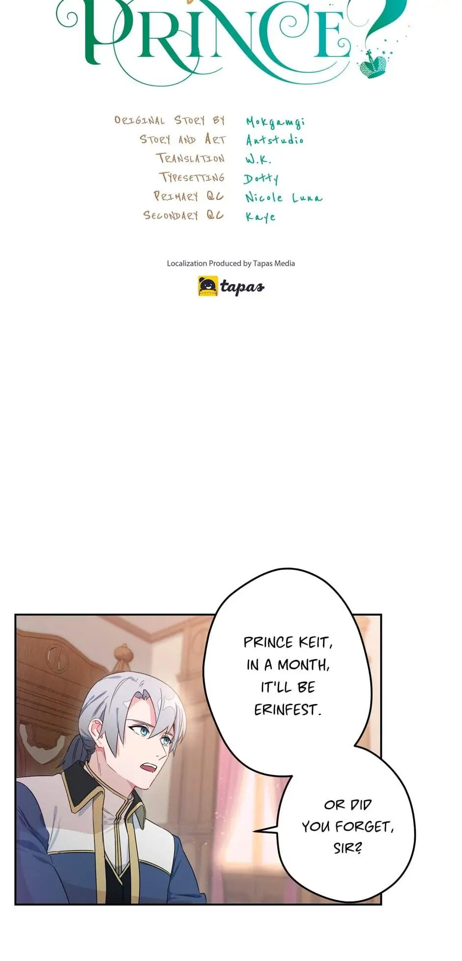 Read As You Wish, Prince ENGLISH Manga Online