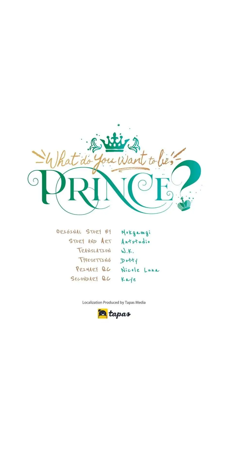 Read As You Wish, Prince ENGLISH Manga Online