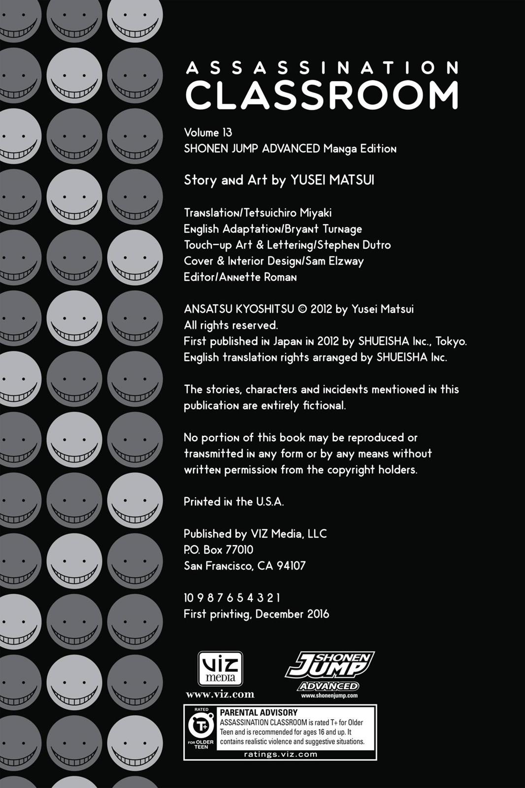 Read Assassination Classroom ENGLISH Manga Online