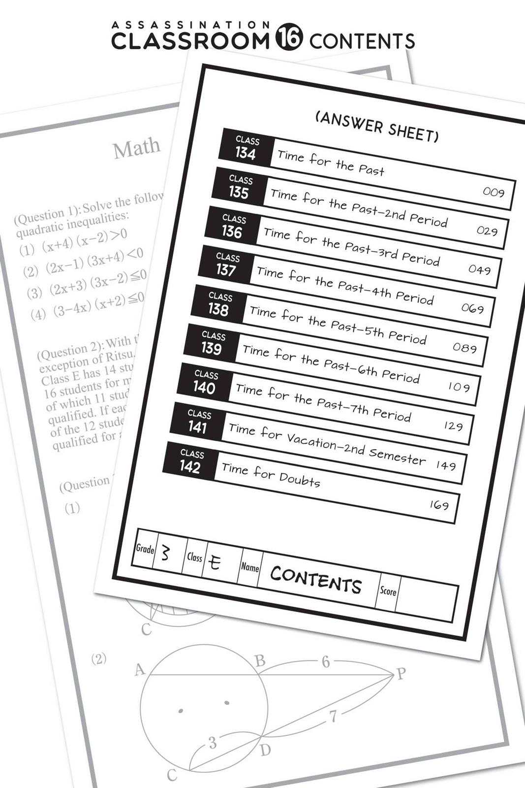 Read Assassination Classroom ENGLISH Manga Online