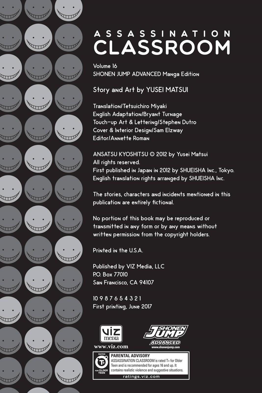 Read Assassination Classroom ENGLISH Manga Online