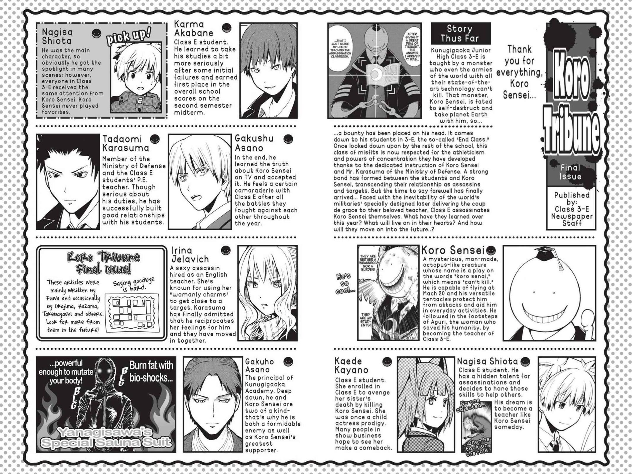 Read Assassination Classroom ENGLISH Manga Online