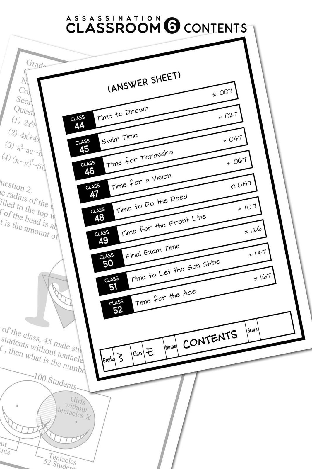 Read Assassination Classroom ENGLISH Manga Online