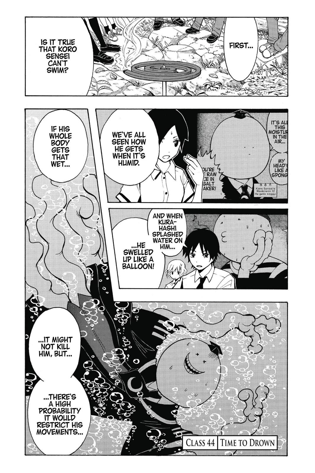 Read Assassination Classroom ENGLISH Manga Online