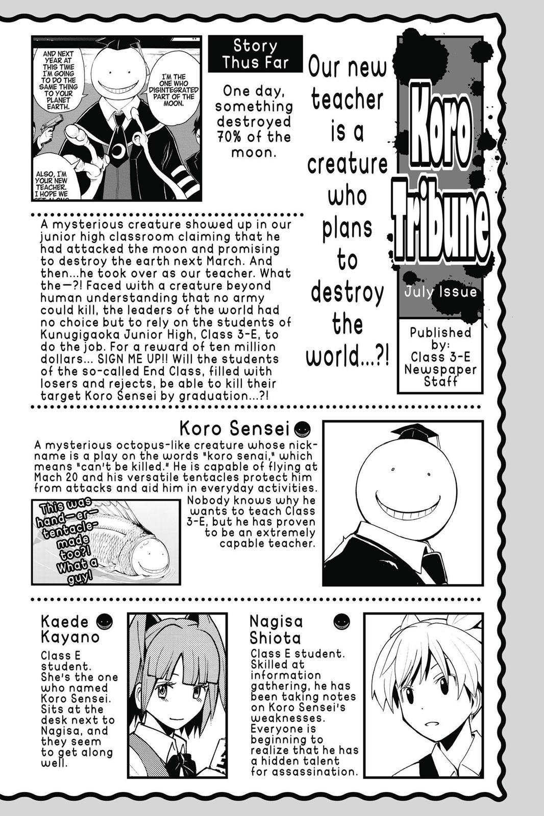 Read Assassination Classroom ENGLISH Manga Online