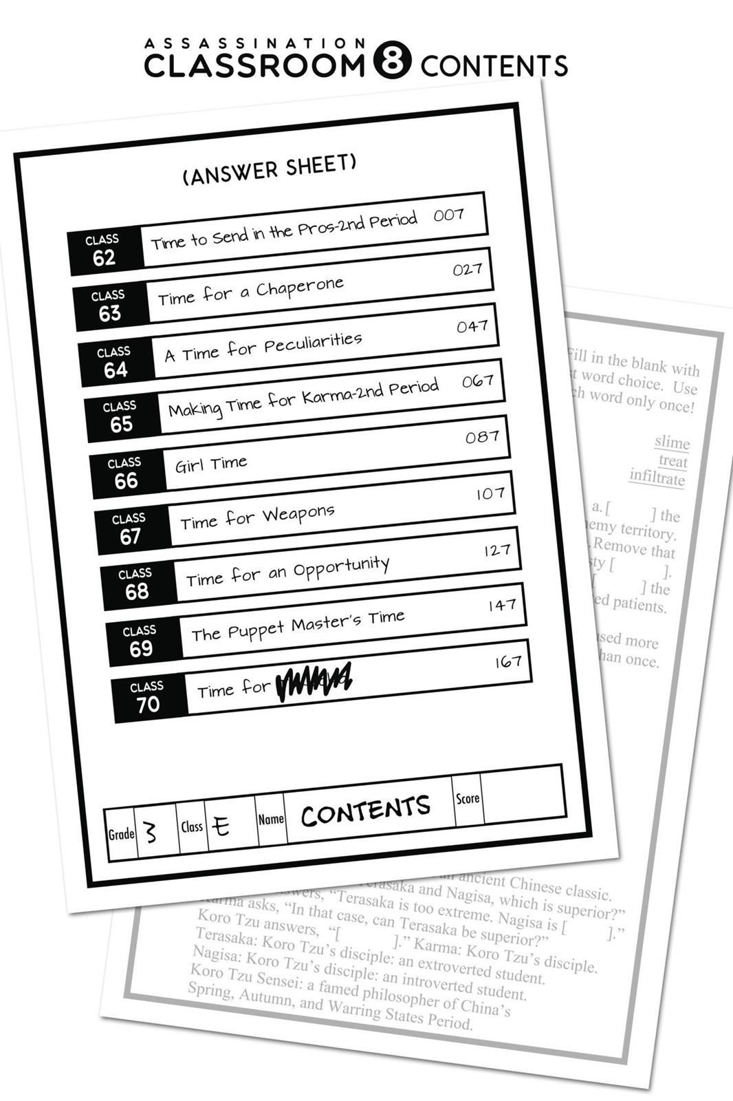Read Assassination Classroom ENGLISH Manga Online