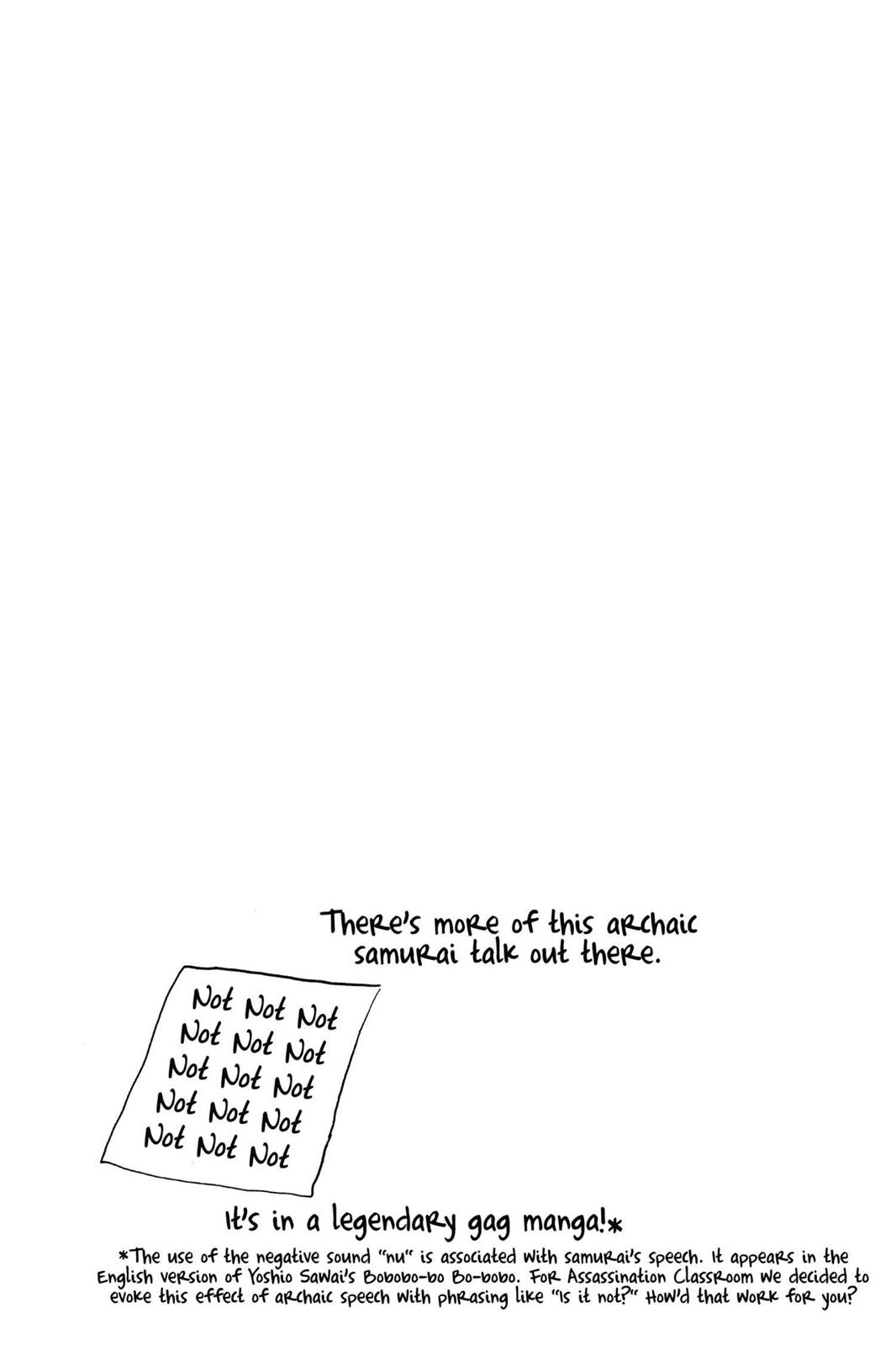 Read Assassination Classroom ENGLISH Manga Online