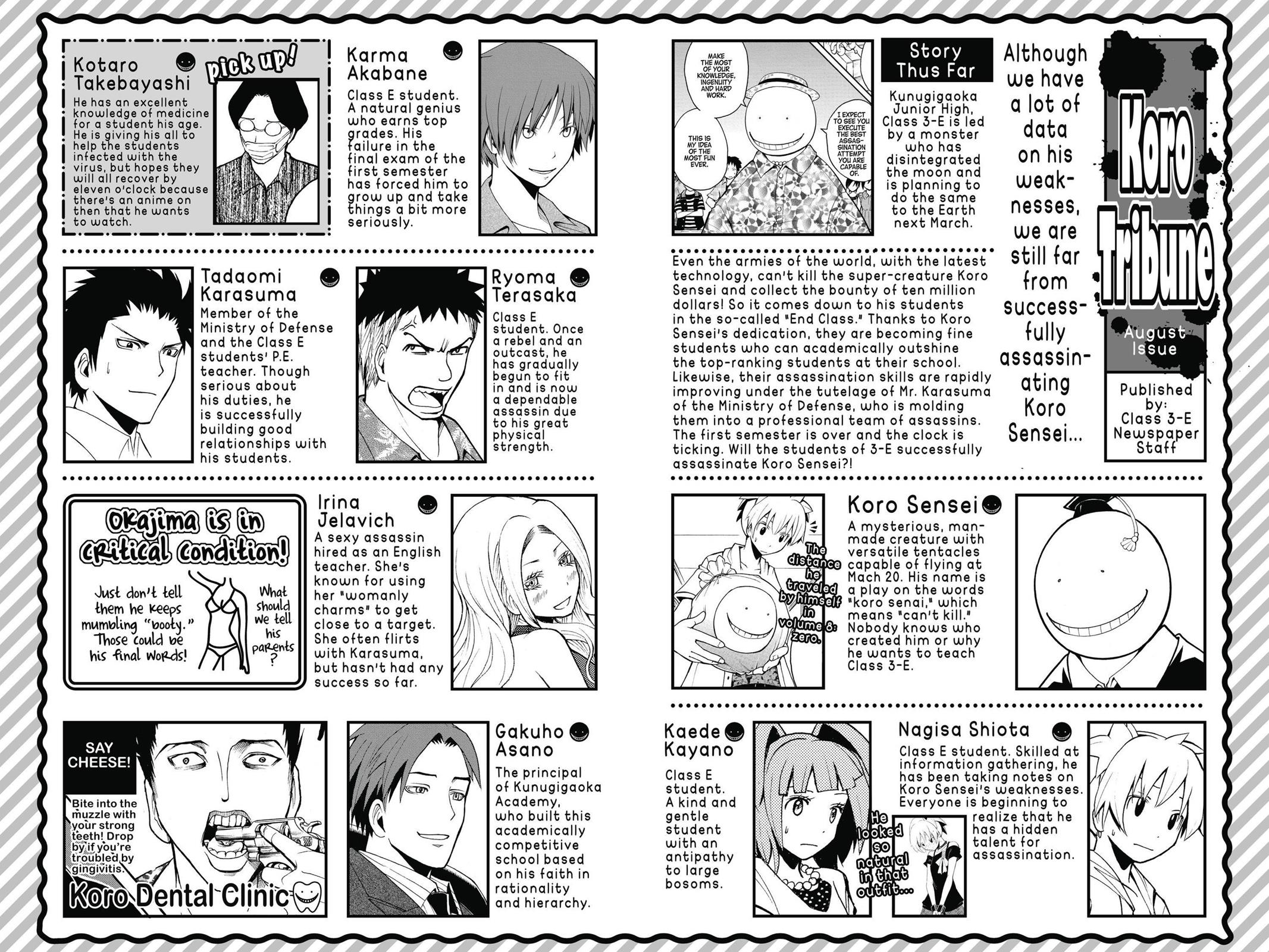 Read Assassination Classroom ENGLISH Manga Online