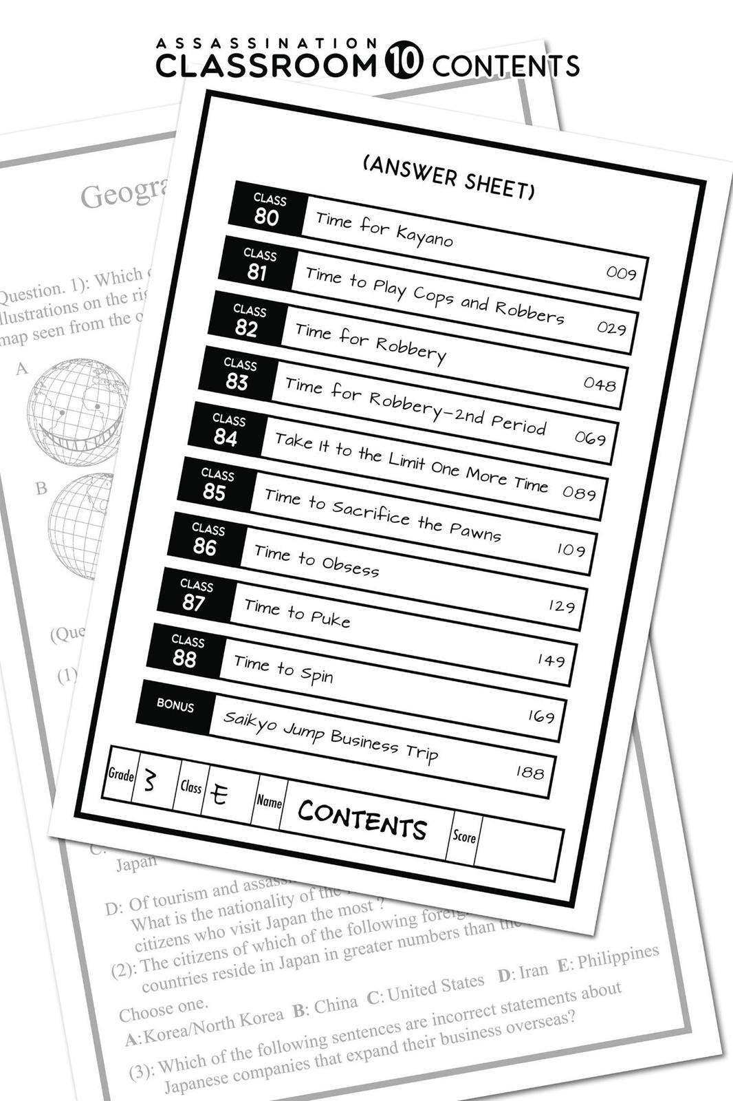 Read Assassination Classroom ENGLISH Manga Online