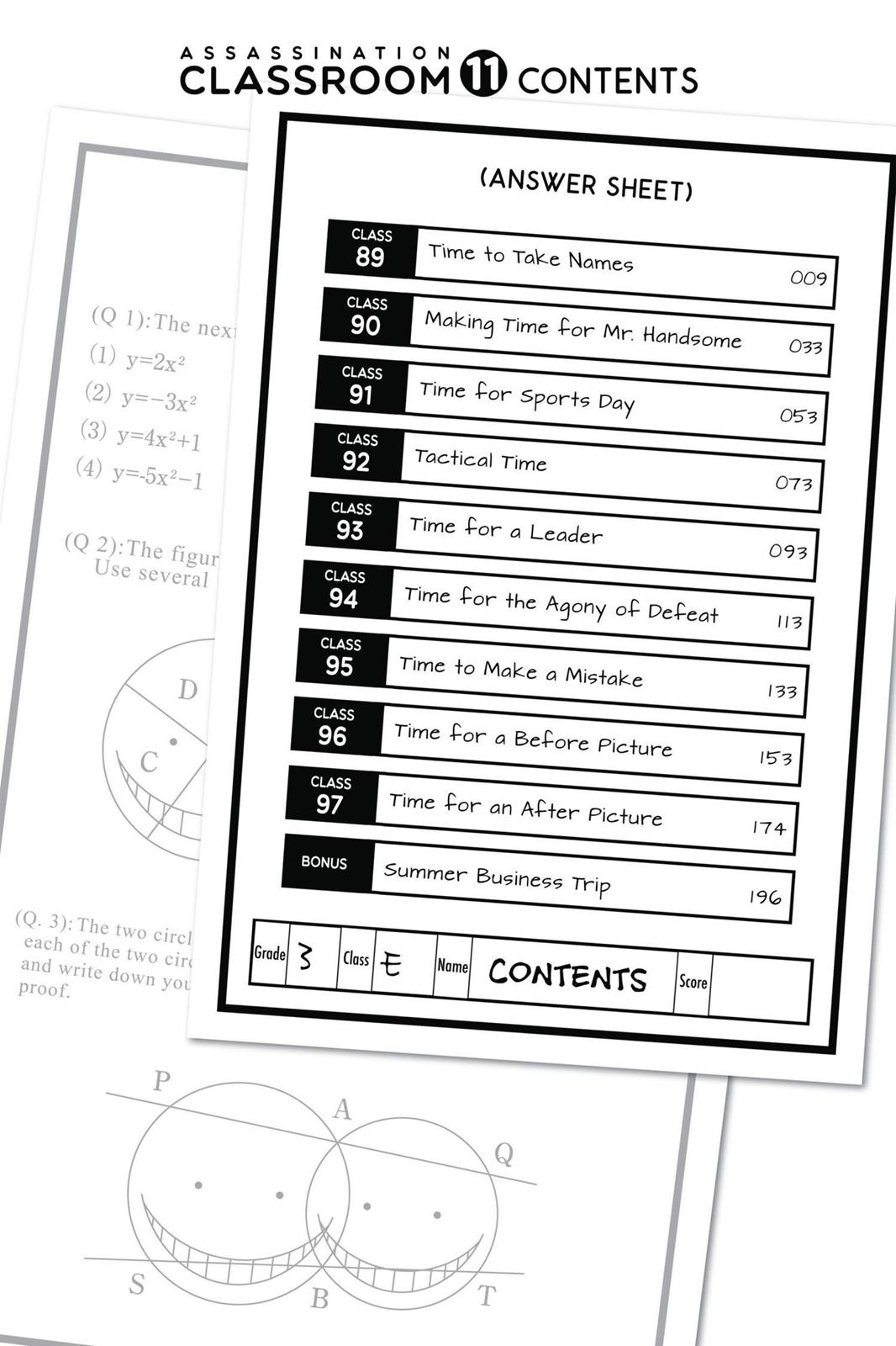 Read Assassination Classroom ENGLISH Manga Online