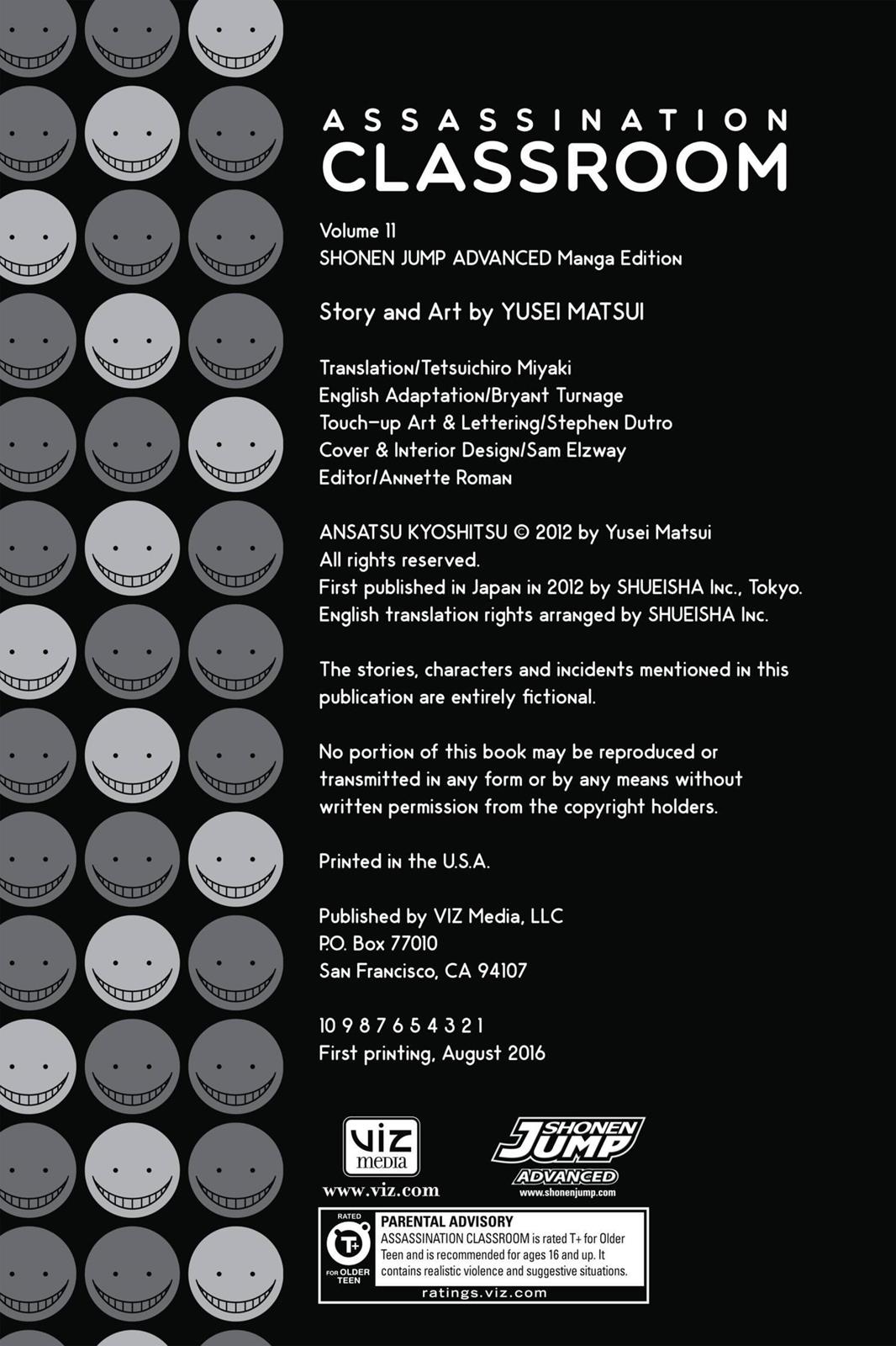 Read Assassination Classroom ENGLISH Manga Online