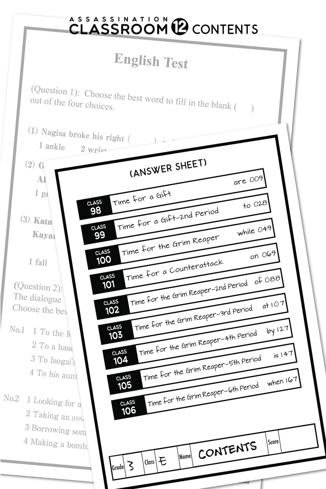 Read Assassination Classroom ENGLISH Manga Online