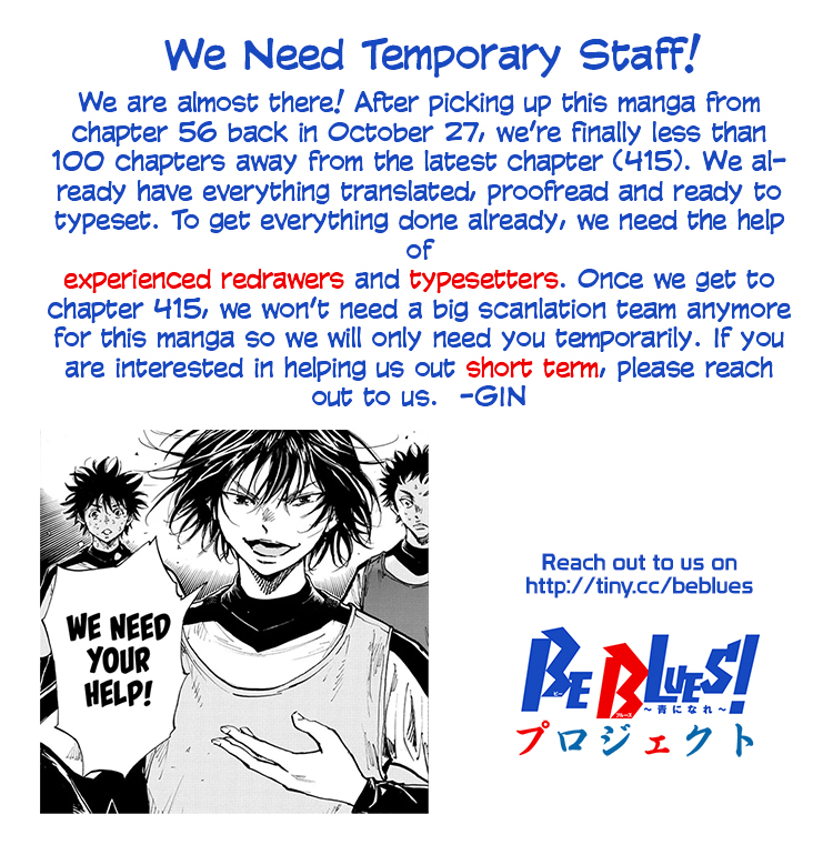 Read Be Blues! Ao ni Nare ENGLISH Manga Online