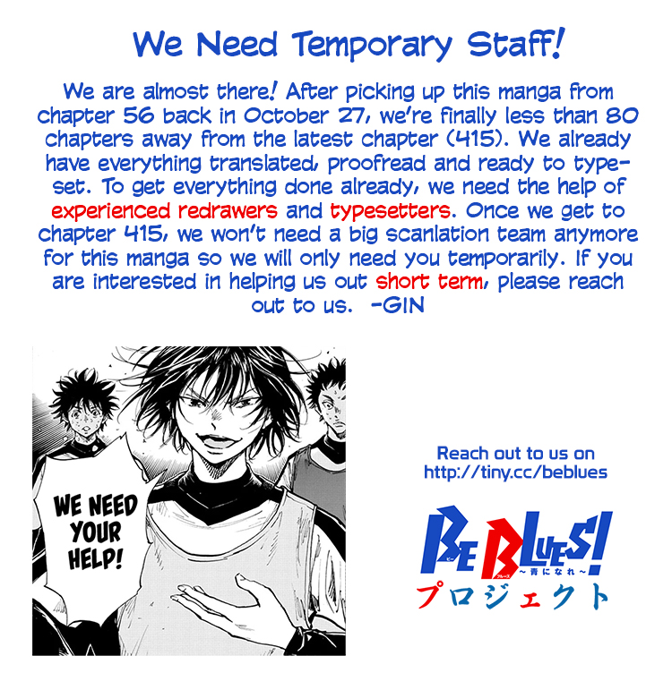 Read Be Blues! Ao ni Nare ENGLISH Manga Online