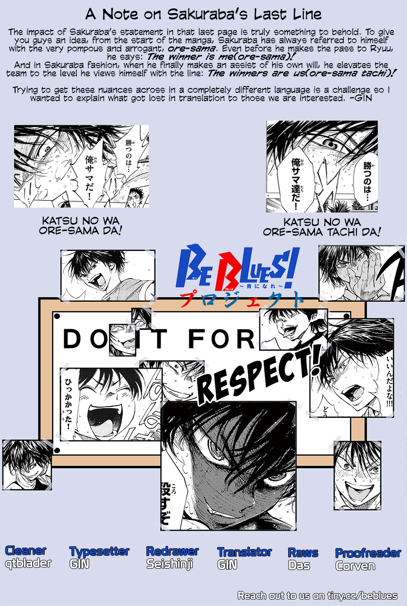 Read Be Blues! Ao ni Nare ENGLISH Manga Online