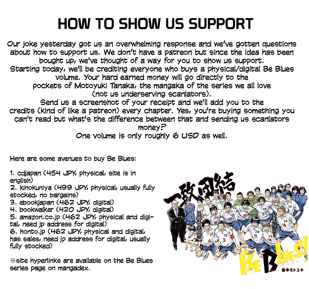 Read Be Blues! Ao ni Nare ENGLISH Manga Online