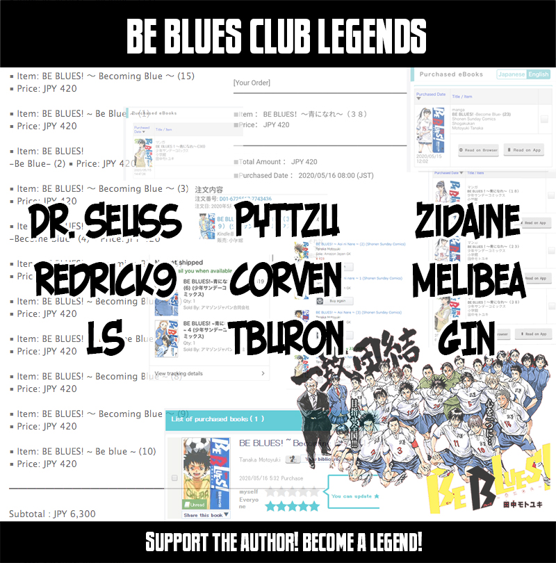 Read Be Blues! Ao ni Nare ENGLISH Manga Online