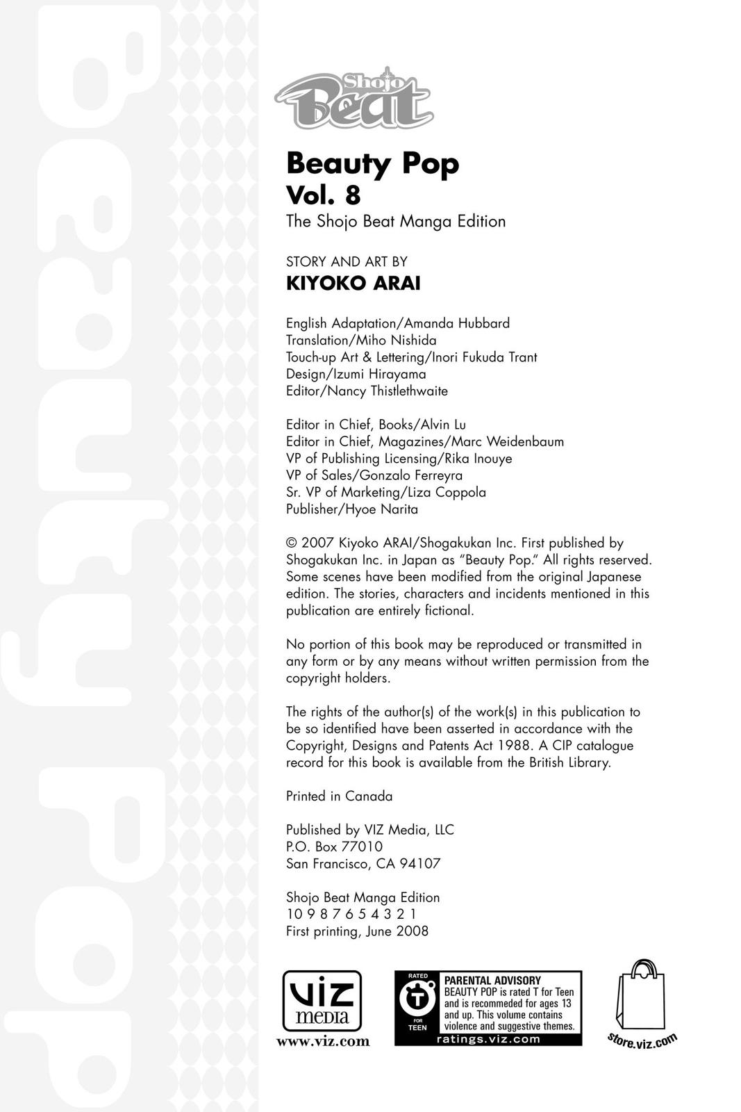 Read Beauty Pop ENGLISH Manga Online