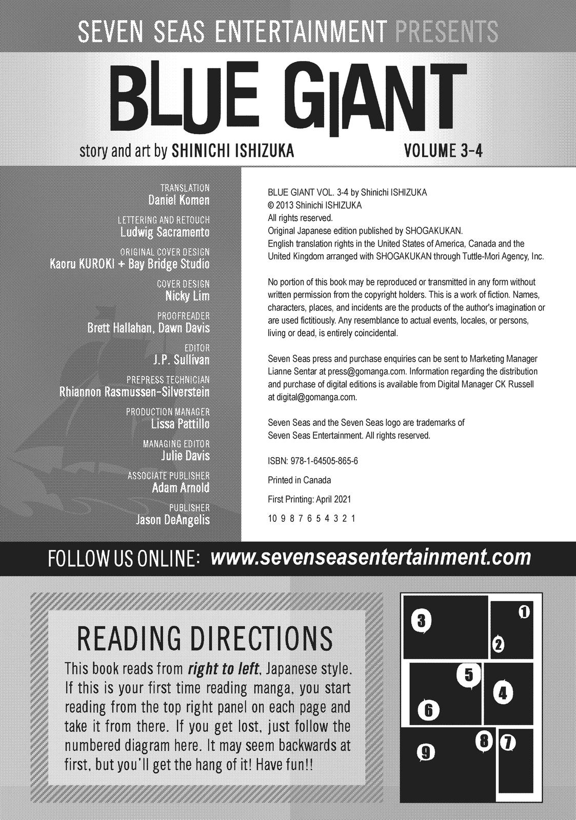 Read Blue Giant ENGLISH Manga Online