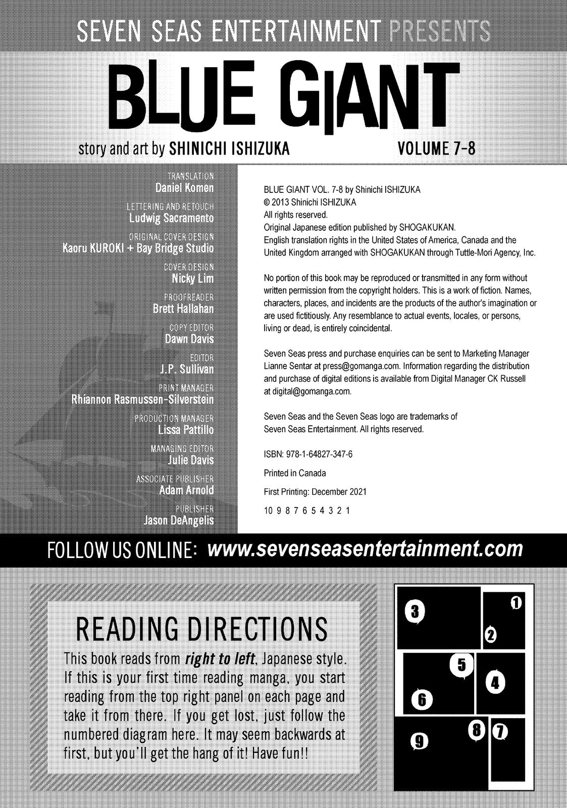 Read Blue Giant ENGLISH Manga Online