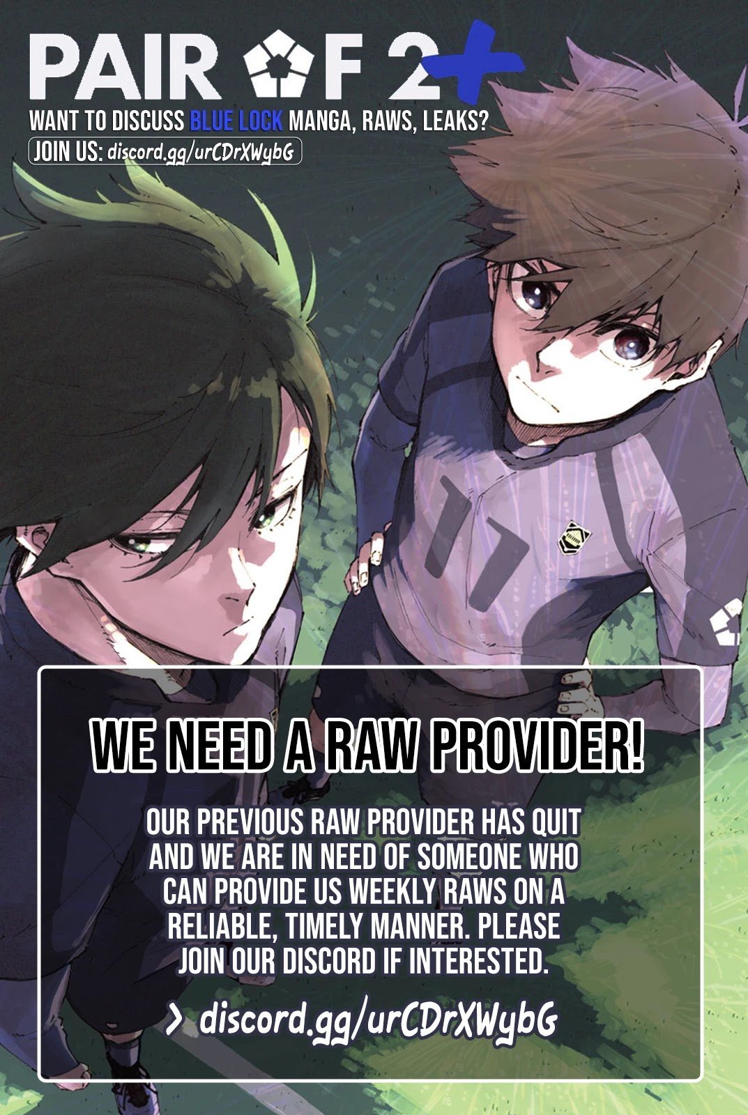 Read Blue Lock ENGLISH Manga Online