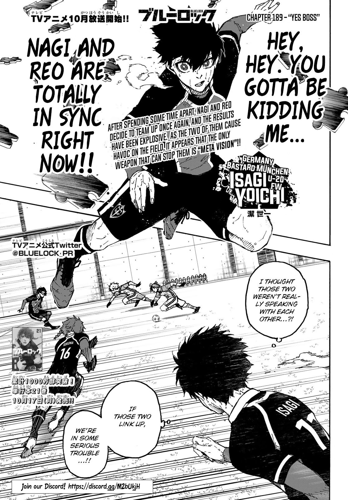 Read Blue Lock ENGLISH Manga Online