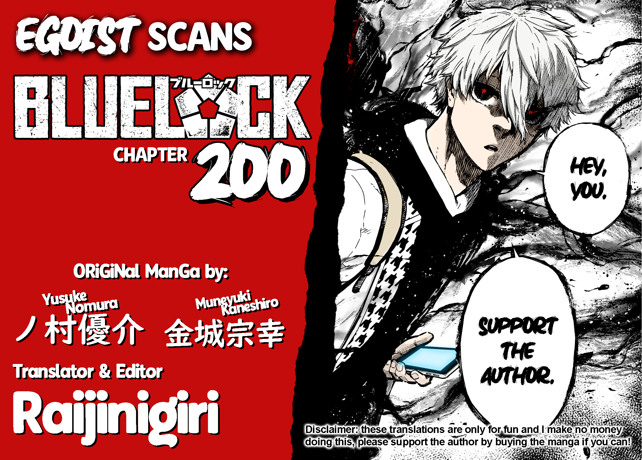 Read Blue Lock ENGLISH Manga Online