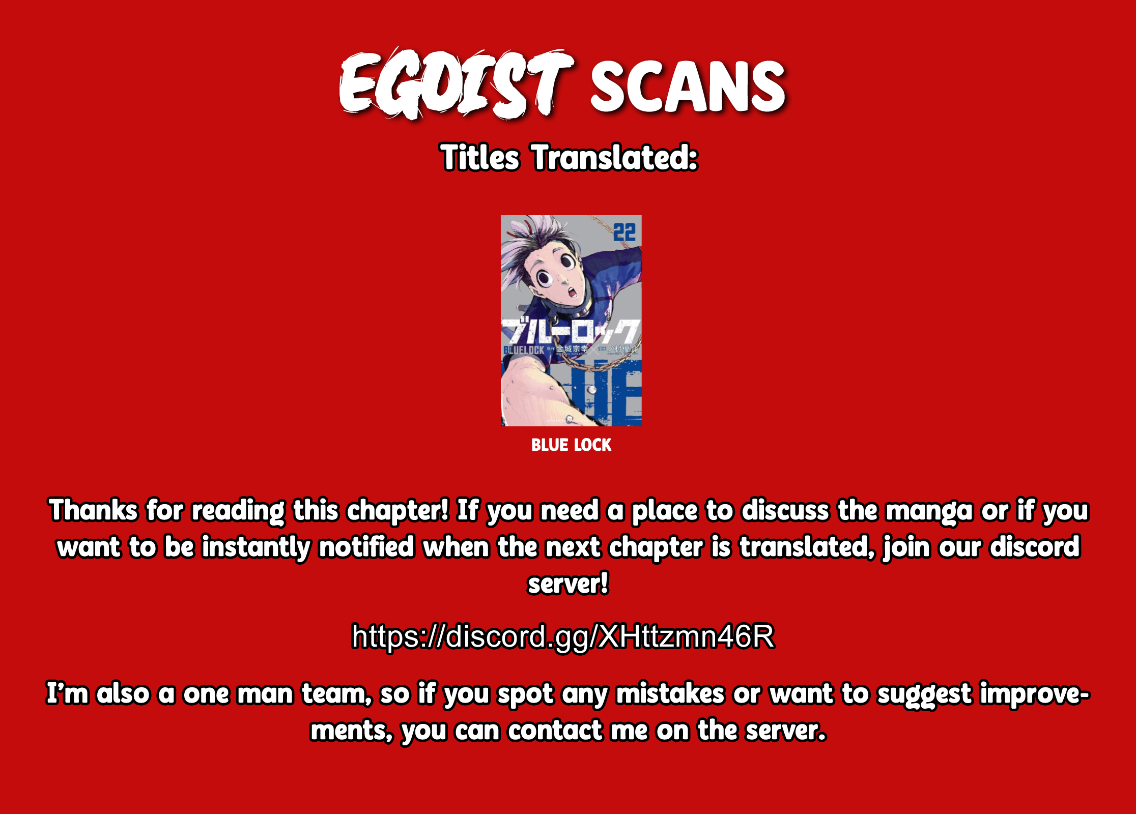 Read Blue Lock ENGLISH Manga Online