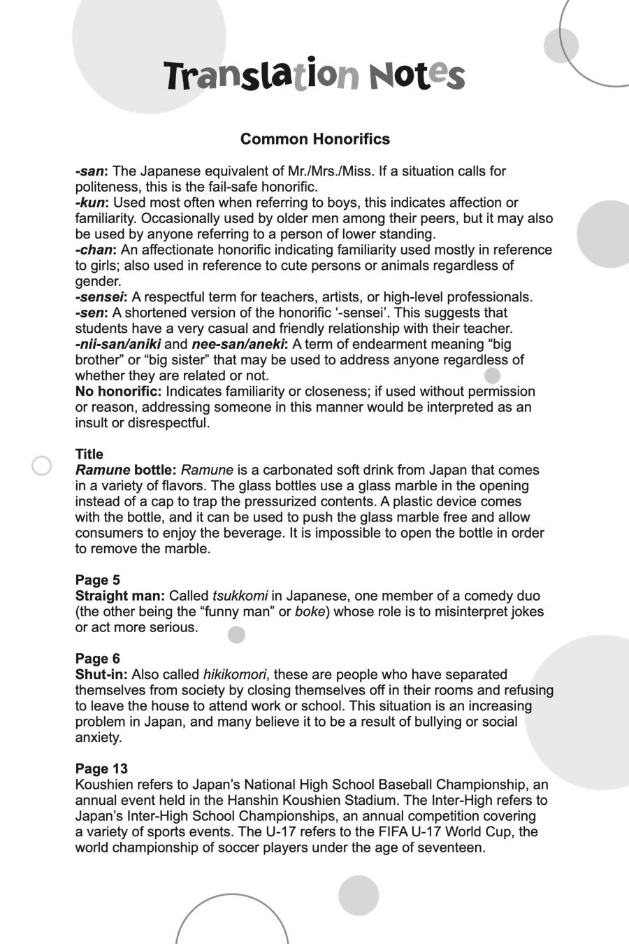 Read Chitose Is in the Ramune Bottle ENGLISH Manga Online