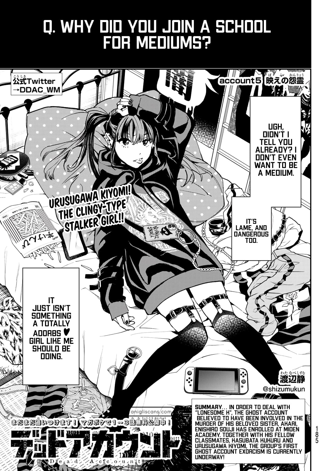 Read Dead Account ENGLISH Manga Online