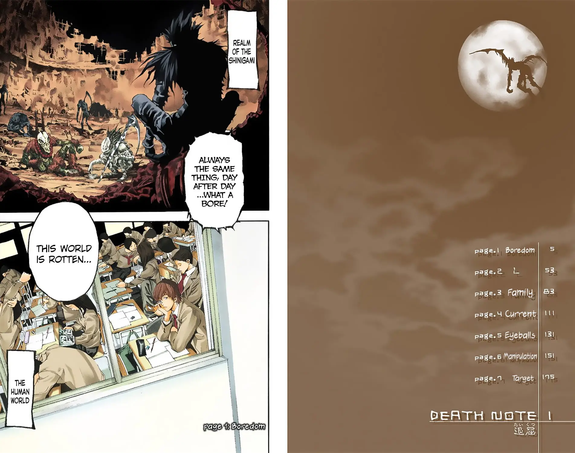 Read Death Note (Official Colored) ENGLISH Manga Online