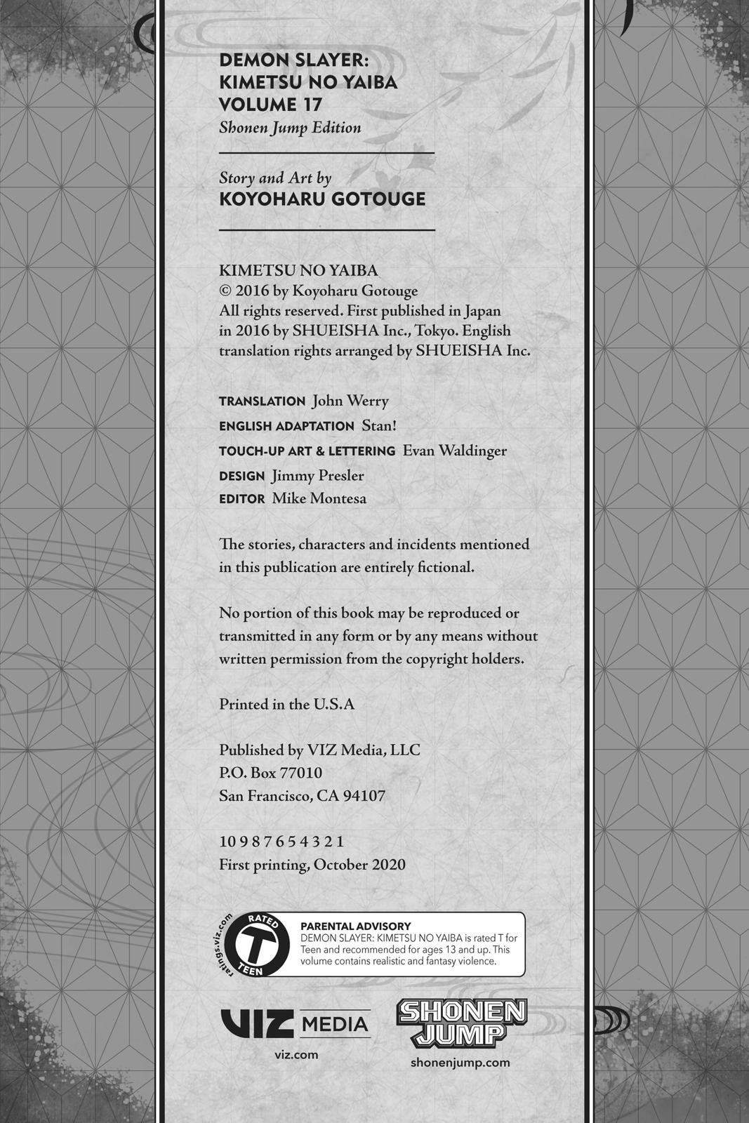 Read Demon Slayer Kimetsu no Yaiba ENGLISH Manga Online