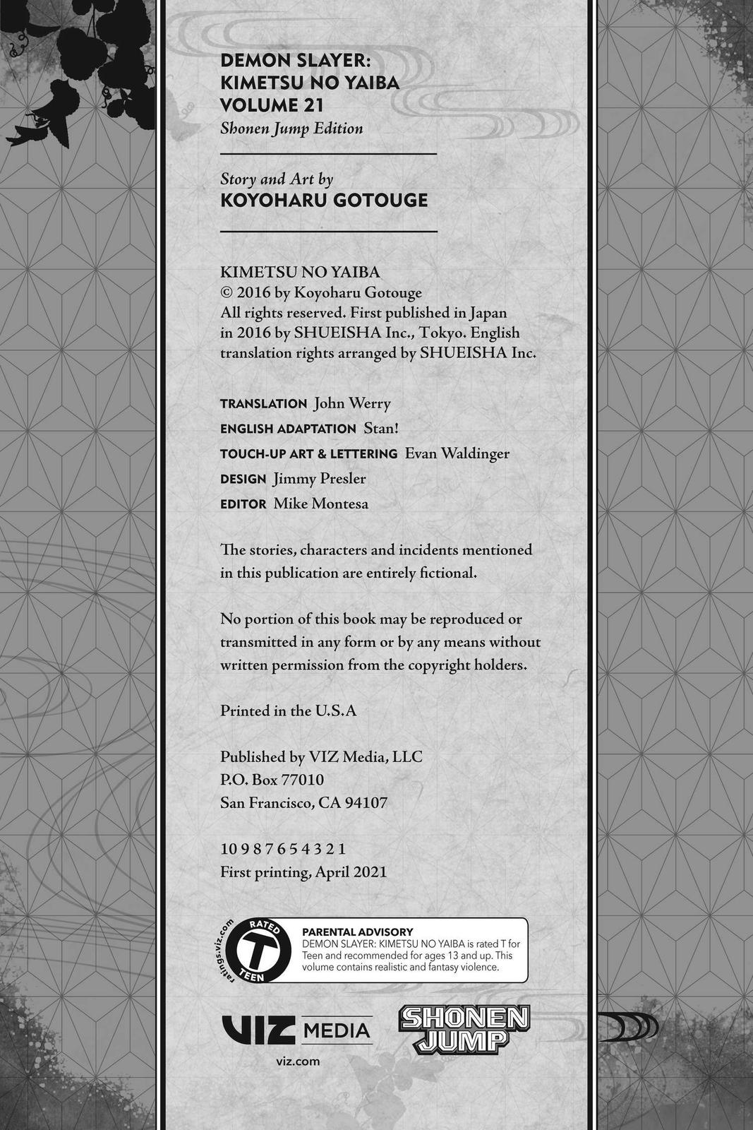 Read Demon Slayer Kimetsu no Yaiba ENGLISH Manga Online