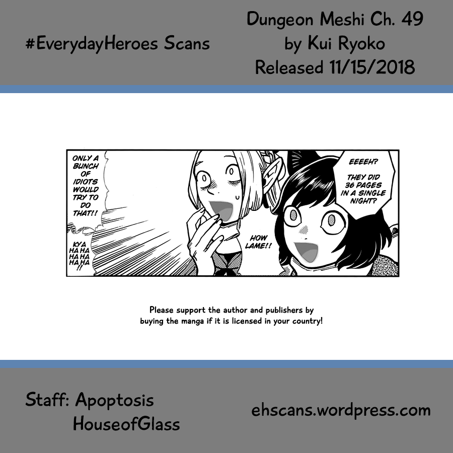 Read Dungeon Meshi ENGLISH Manga Online