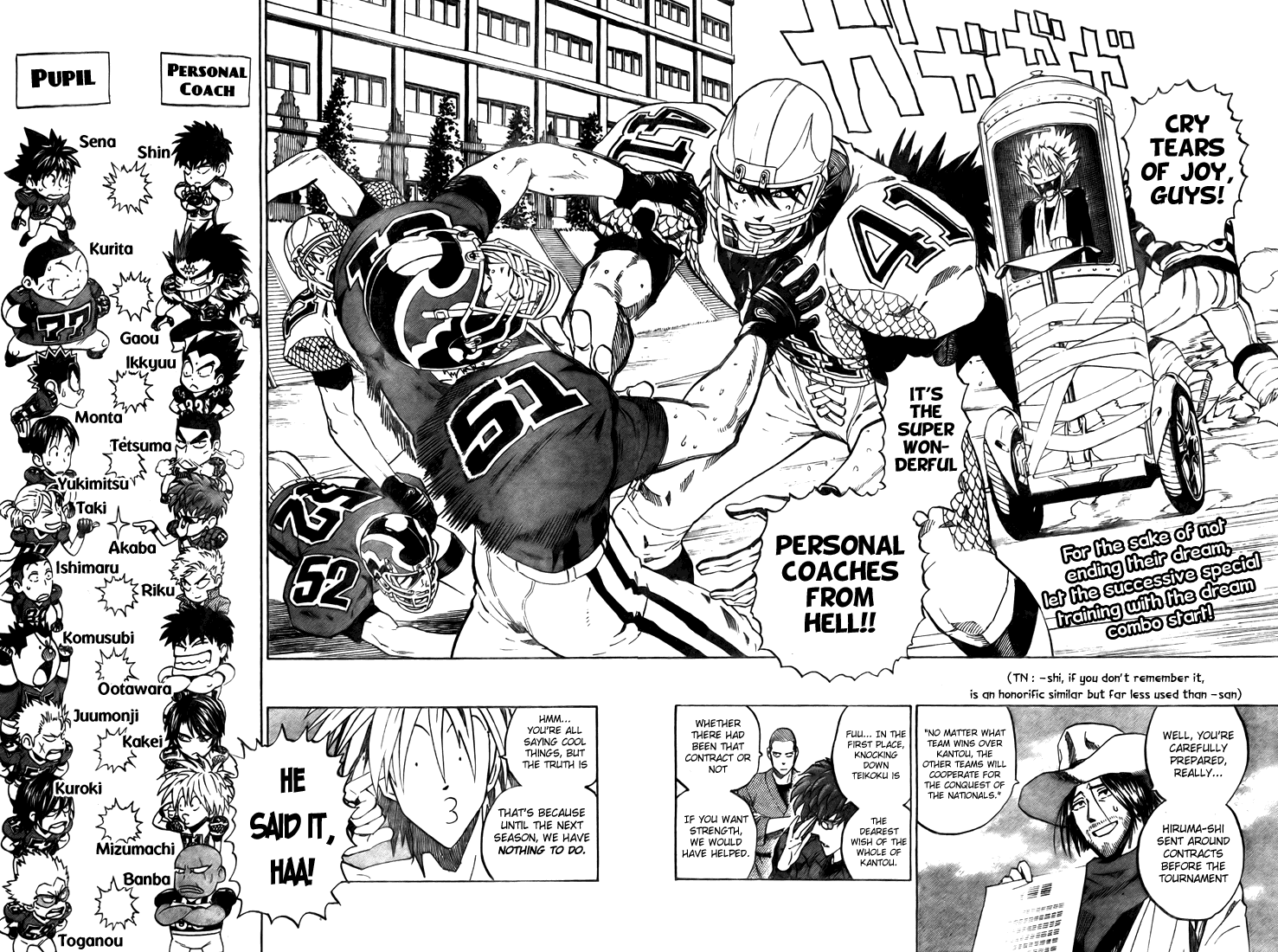 Read Eyeshield 21 ENGLISH Manga Online