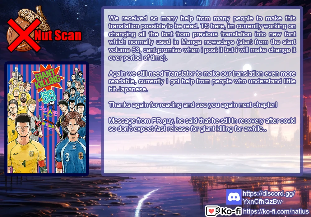 Read Giant Killing ENGLISH Manga Online