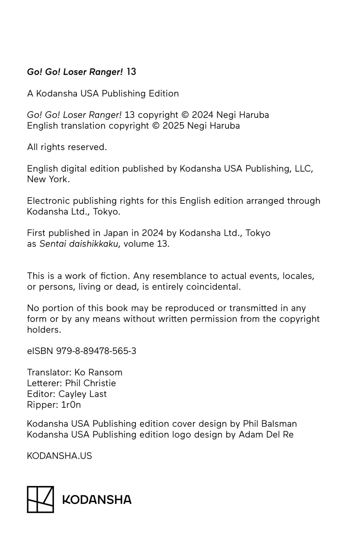 Read Go! Go! Loser Ranger! ENGLISH Manga Online